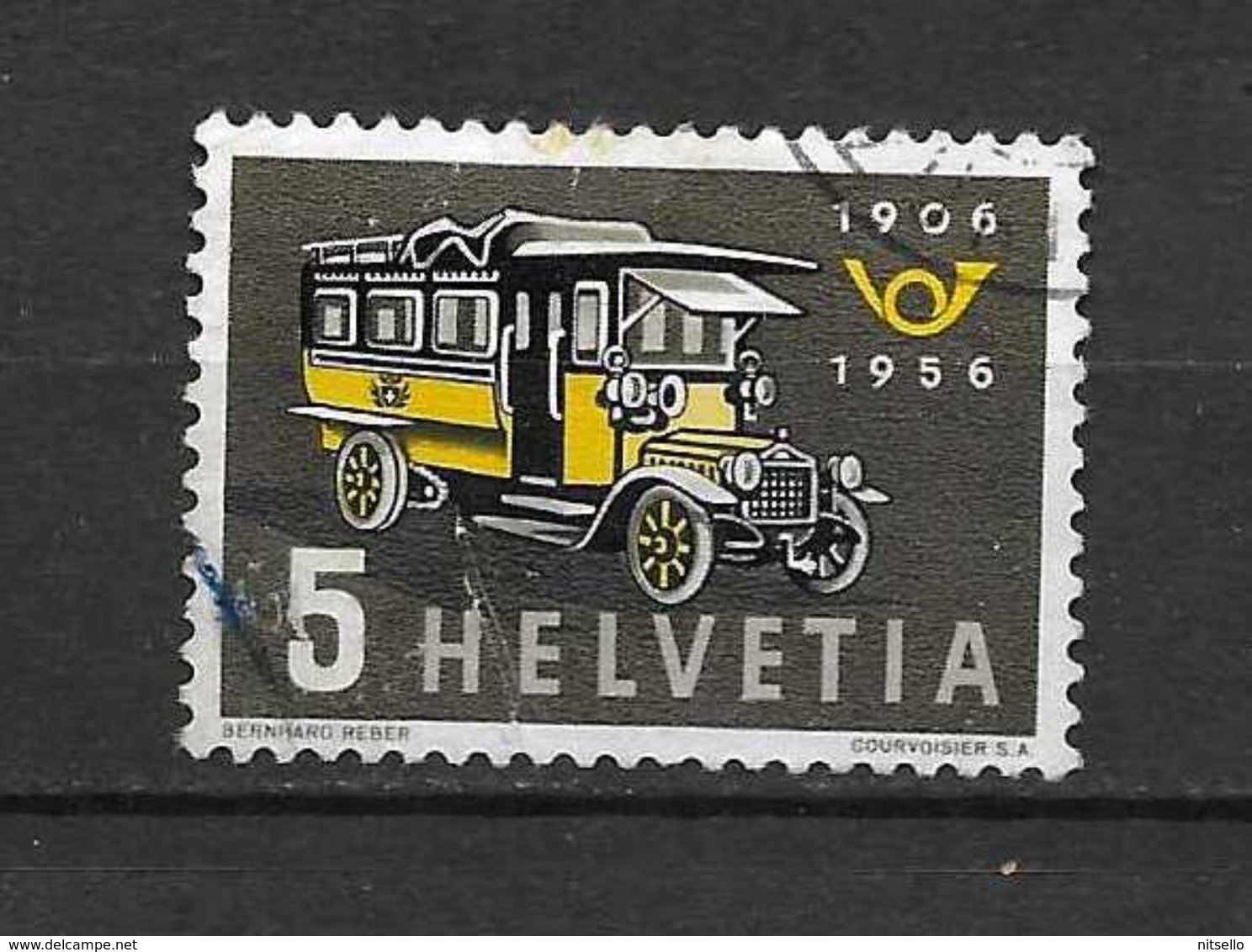 LOTE 1375   ///  (C003)  SUIZA  1956   YVERT Nº: 572   ¡¡¡¡¡ LIQUIDATION !!!!!!! - Gebraucht