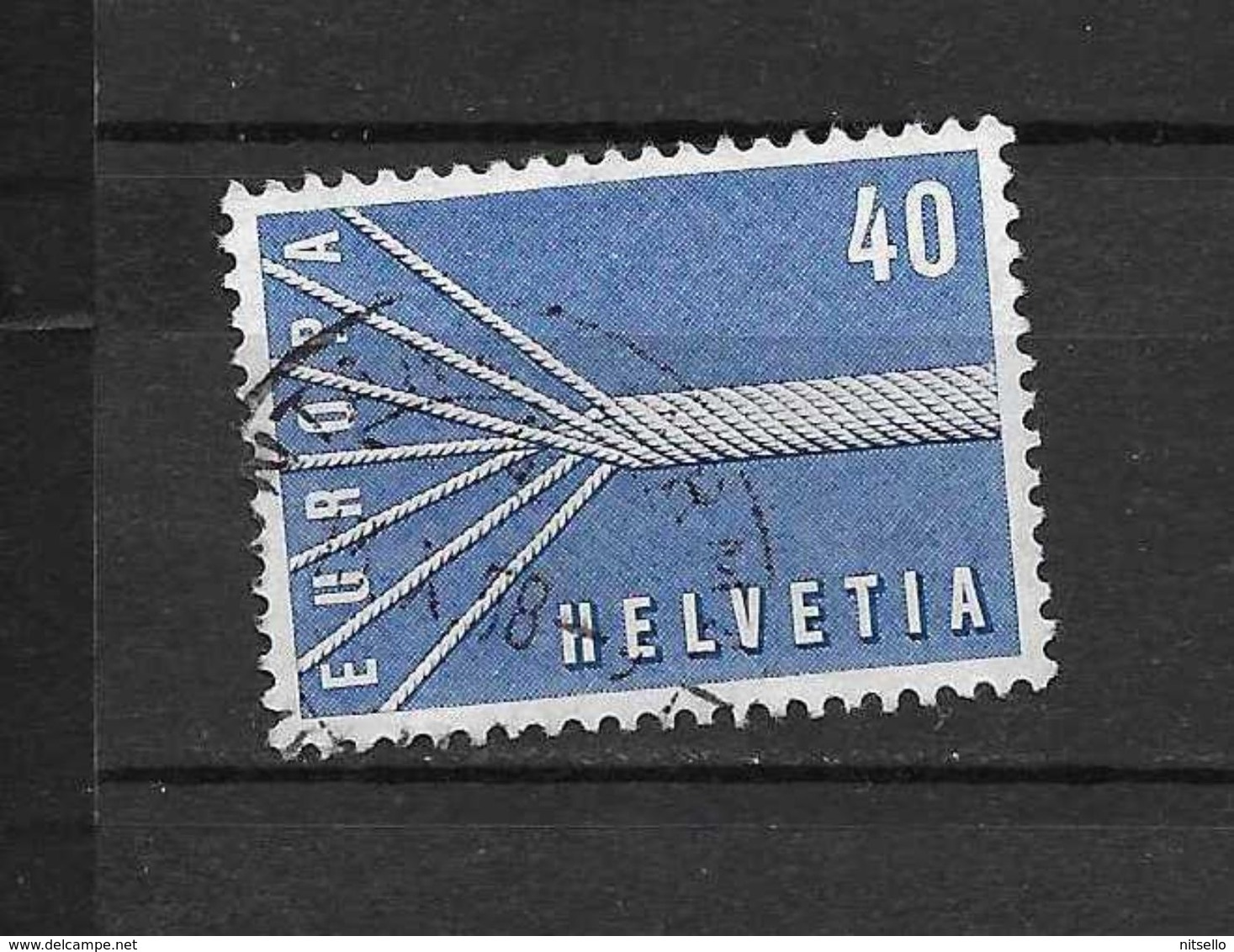 LOTE 1375  ///  (C003)  SUIZA  1957   YVERT Nº: 596   ¡¡¡¡¡ LIQUIDATION !!!!!!! - Oblitérés