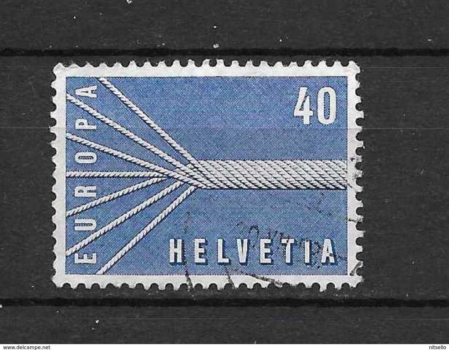 LOTE 1375  ///  (C003)  SUIZA  1957   YVERT Nº: 596   ¡¡¡¡¡ LIQUIDATION !!!!!!! - Used Stamps