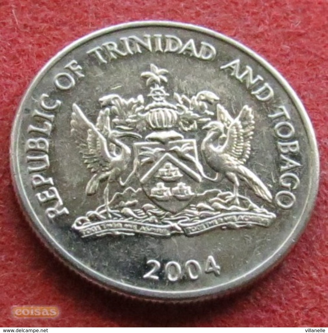 Trinidad E Tobago 25 Cents 2004 KM# 32 Trinite & Tobbacco - Trinidad & Tobago