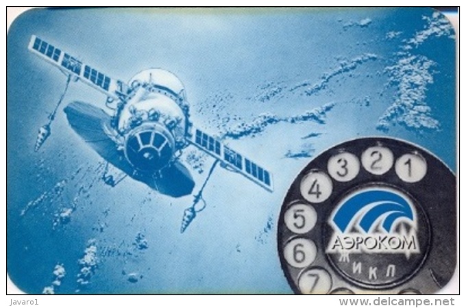 AEROCOM : 039.15 -- Satellite In Space+dial  RM USED - Russie