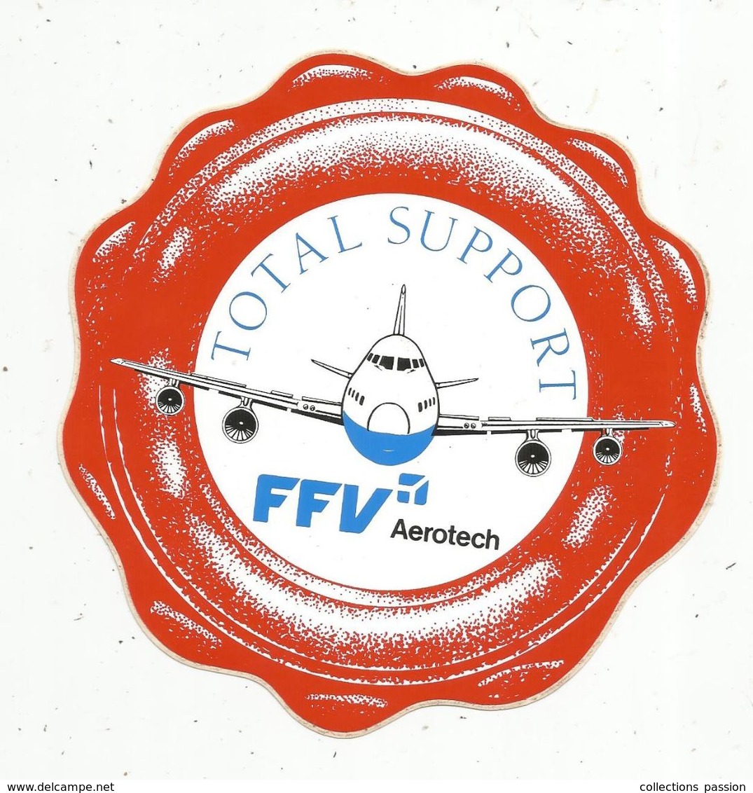 Autocollant , AVIATION & ESPACE , FFV Aerotech , Total Support - Autocollants