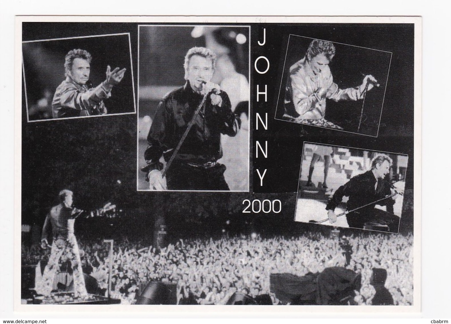 Johnny HALLYDAY Carte Postale éditée En 2000 - Artiesten