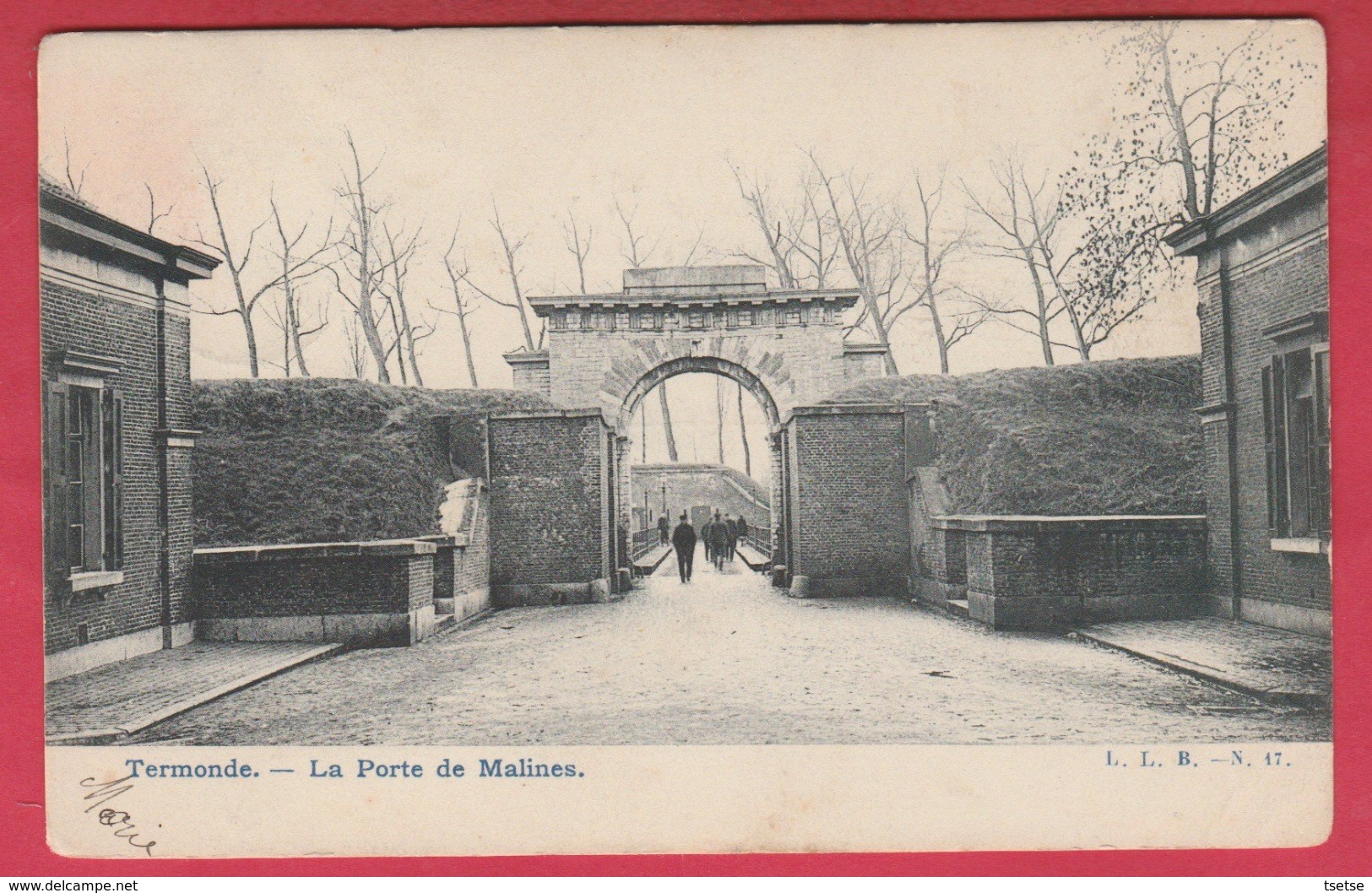 Dendermonde / Termonde - La Porte De Malines - 1906 ( Verso Zien ) - Dendermonde