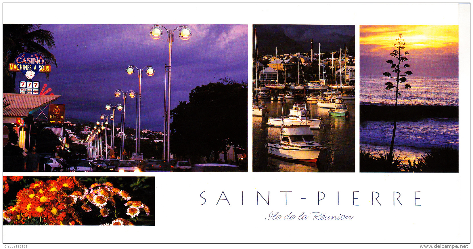 REUNION    AMBIANCE DU SOIR SUR SAINT PIERRE     (EDIT DREAM CARDS) - Saint Pierre