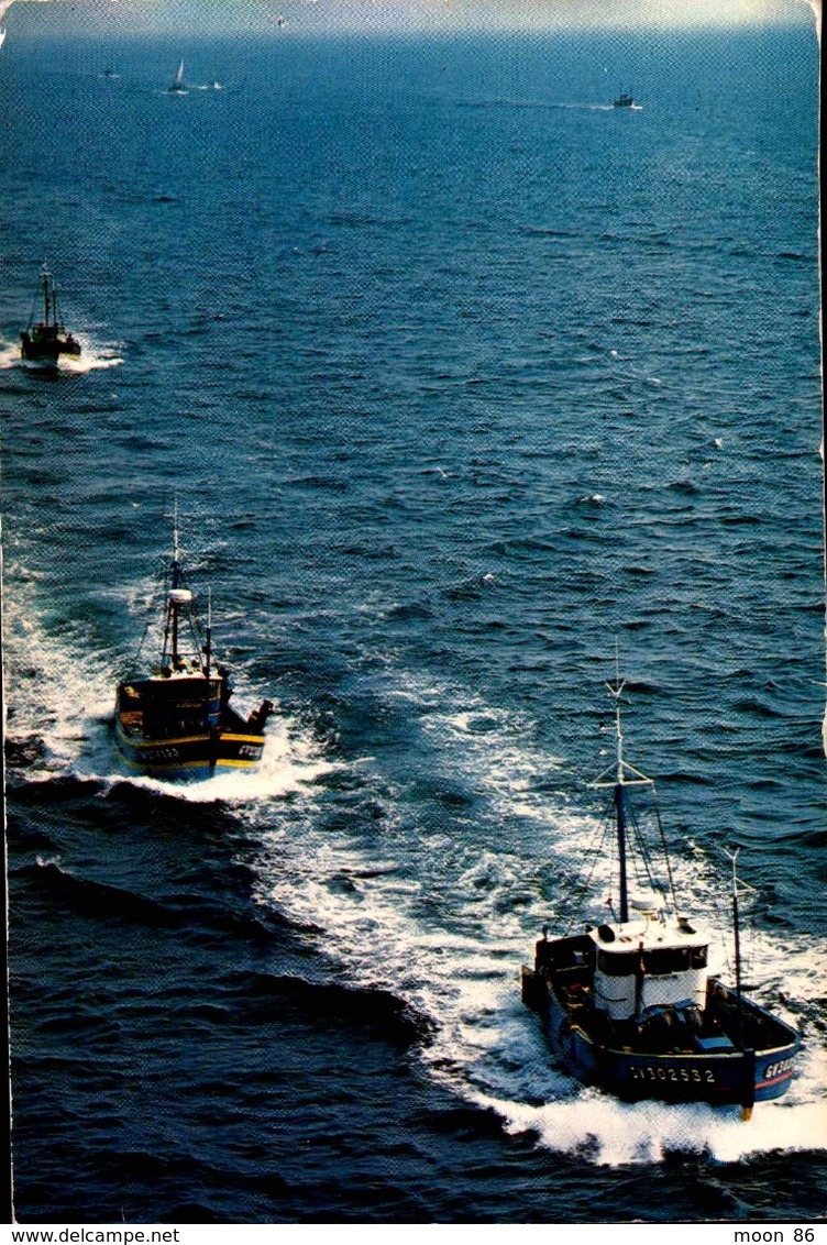 BRETAGNE - RETOUR DES BATEAUX DE PECHE MARITIME - - Pêche