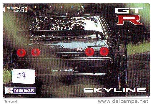 NISSAN  * SKYLINE * Télécarte JAPON VOITURE (57) Phonecard JAPAN *  Telefonkarte * AUTO * CAR * WAGEN - Cars