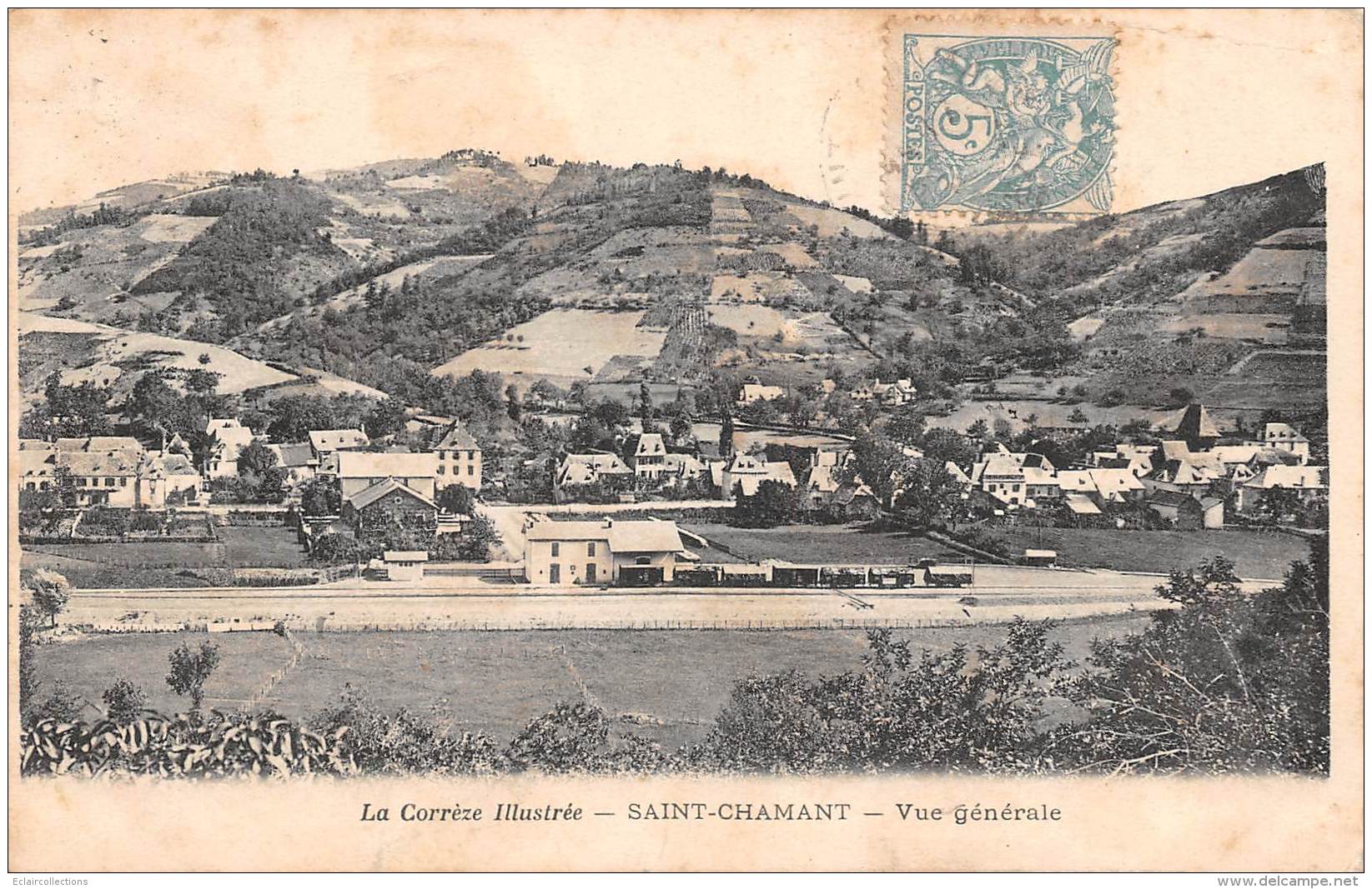 Saint  Chamant      19     Vue Générale        (voir Scan) - Andere & Zonder Classificatie