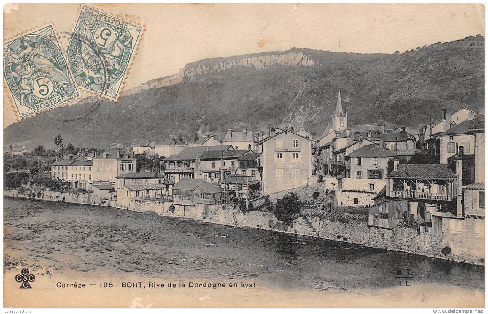 Bort Les Orgues      19      Rive De La Dordogne          (voir Scan) - Andere & Zonder Classificatie