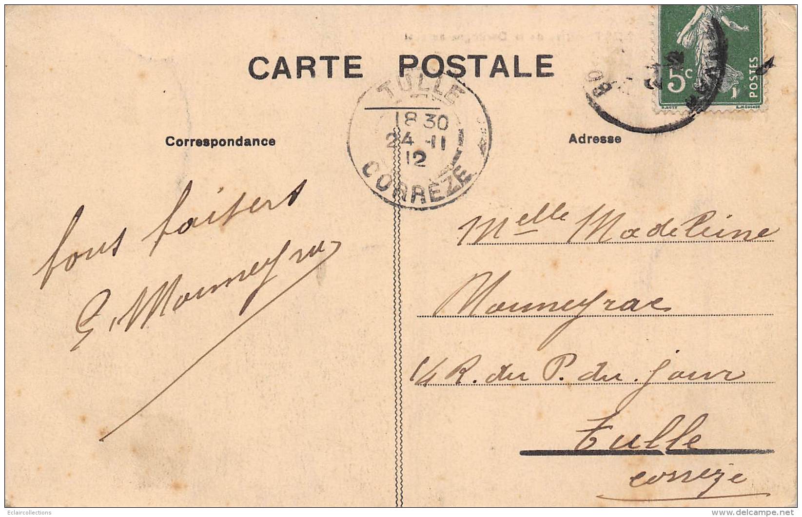 Bort Les Orgues      19    4 Cartes Dont Les Halles         (voir Scan) - Sonstige & Ohne Zuordnung