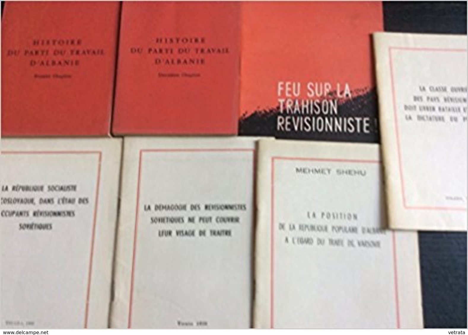 ALBANIE : Lot Composé D’un Livre En Deux Volumes-5 Brochures-4 Revues & 8 Numéros D’ATA - Lots De Plusieurs Livres