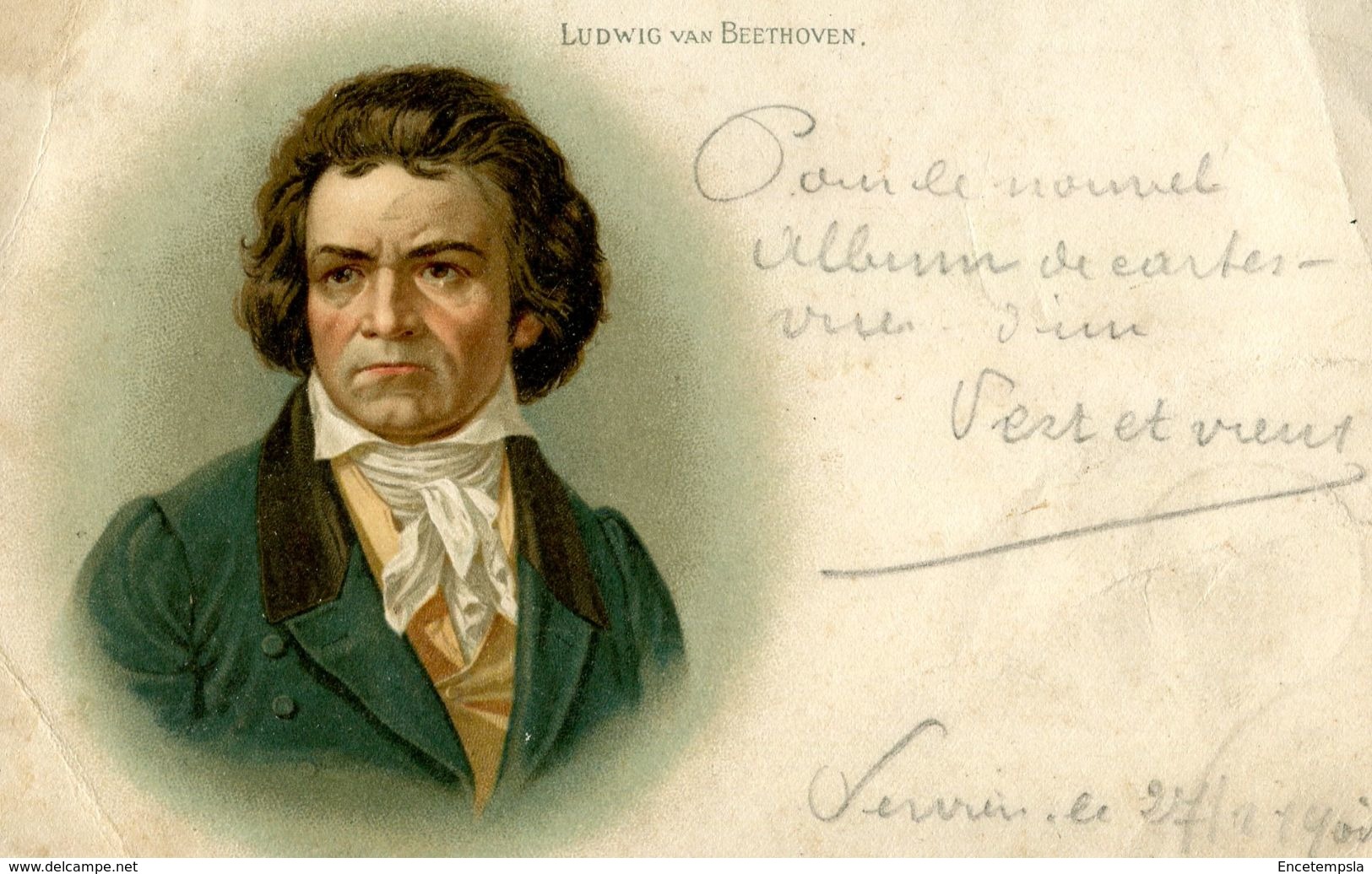 CPA - Carte Postale-  Ludwig Van Beethoven - 1917 - Collections & Lots