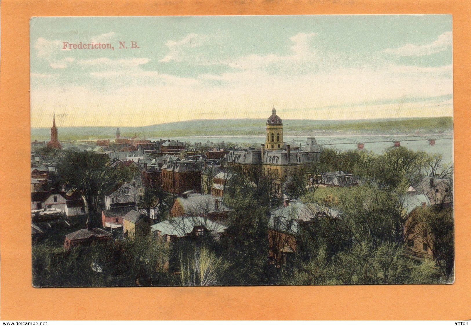 Fredericton NB 1905 Postcard - Fredericton