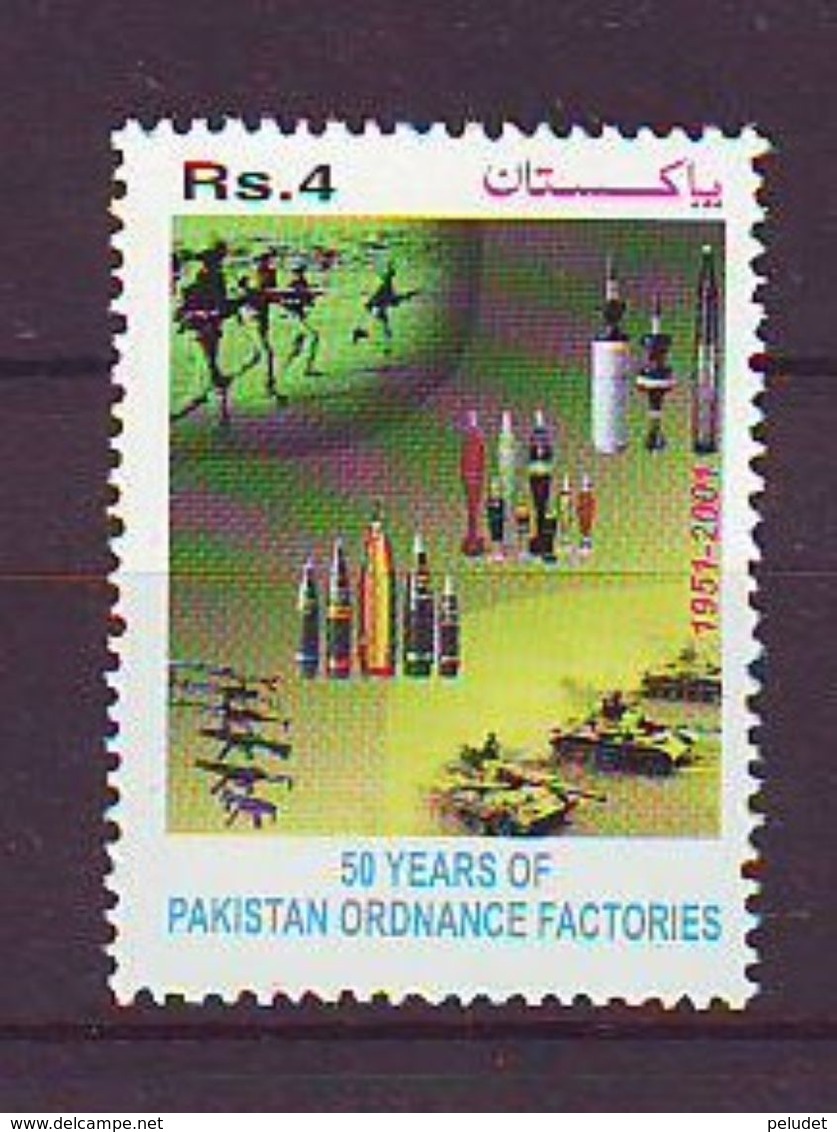 Pakistan - 2001 The 50th Anniversary Of Pakistan Ordinance Factories, Wah 1v. Mnh - Pakistan