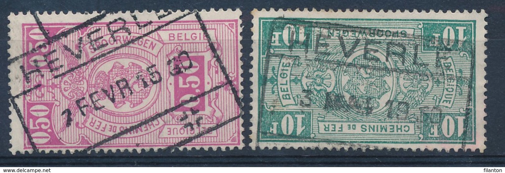 BELGIE - TR 141 + 162 - Cachet "HEVERLÉ" - (ref. 18.651) - Andere & Zonder Classificatie