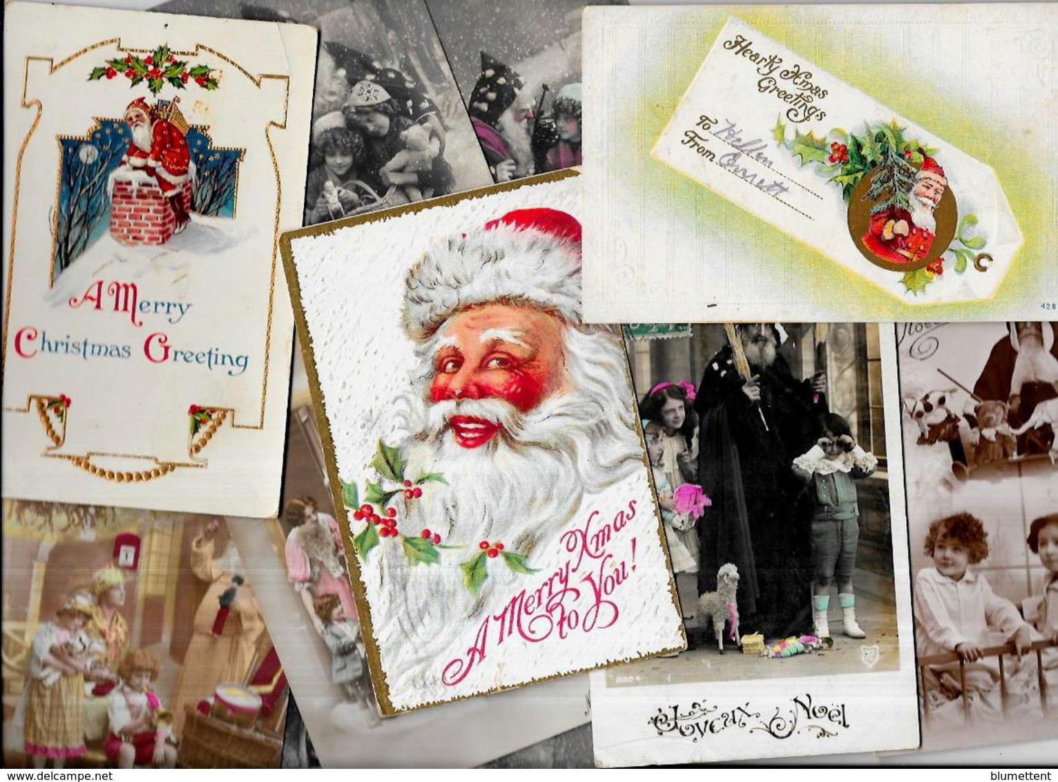 Lot 1138 De 10 CPA Père Noël Santa Claus Dont Gaufrées Déstockage Pour Revendeurs Ou Collectionneurs - 5 - 99 Karten