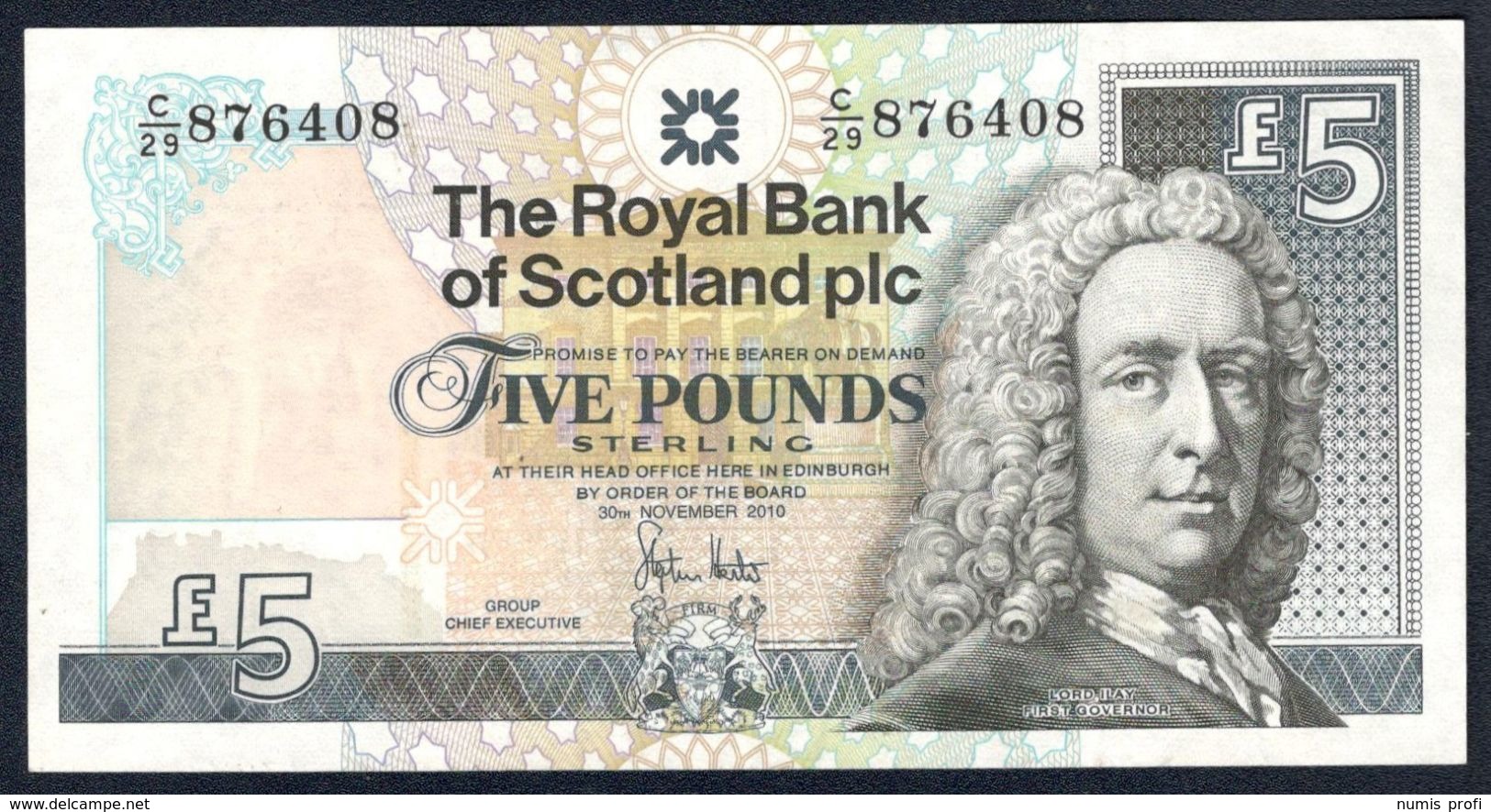 Scotland - 5 Pounds 2010 - Royal Bank Of Scotland - P352e - 5 Pounds