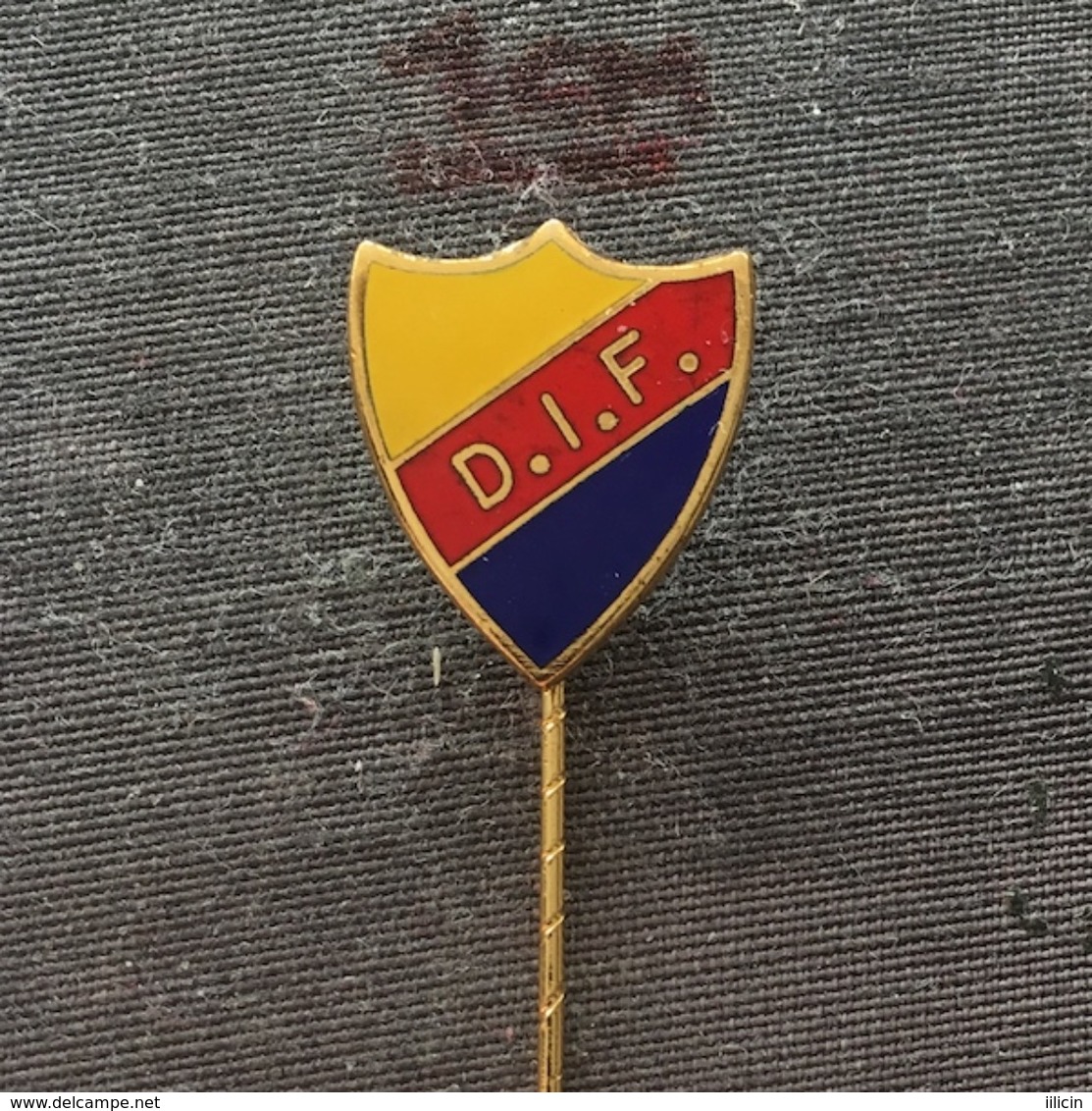 Badge (Pin) ZN006535 - Football (Soccer / Calcio) Sweden DIF Djurgårdens (Djurgardens) - Football