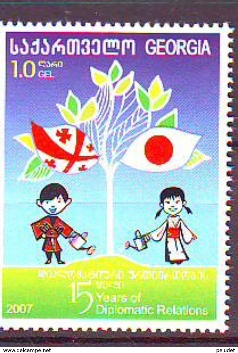 Georgia 2007 Diplomacy-Japan (1) MNH Mi 553, Sn 433, Yt 441, Sg 523 - Georgia