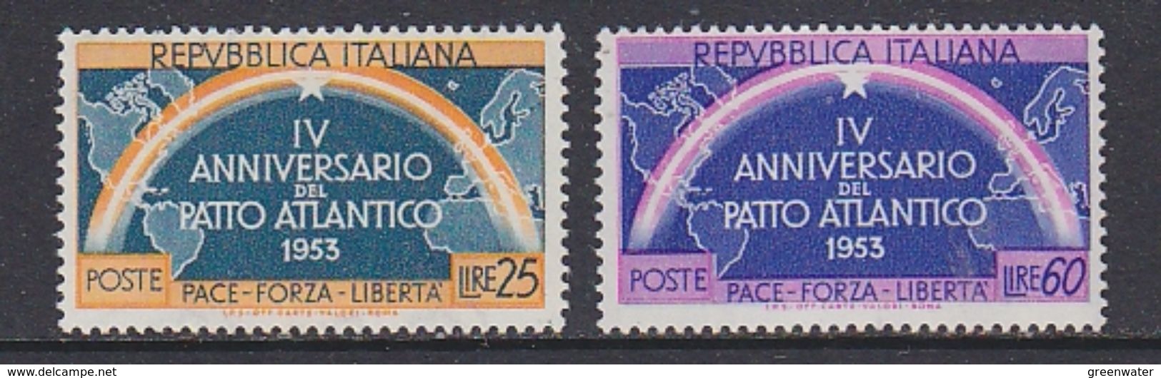 Italy 1953 Nato / Otan 2v  ** Mnh (ML101) - NAVO