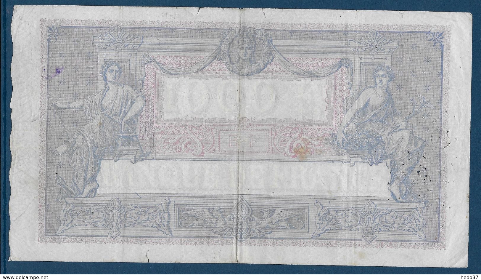France 1000 Francs Bleu Et Rose - 4-4-1913 - Fayette N°36-27 - TB - 1 000 F 1889-1926 ''Bleu Et Rose''