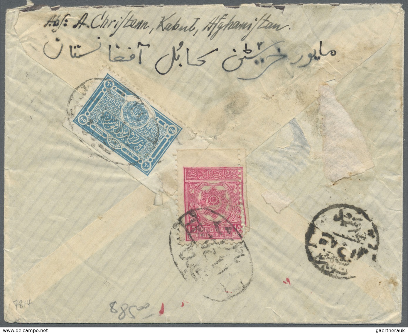 Br Afghanistan: 1924-30: Three Pre-UPU And One UPU Period Covers To GERMANY, With 1) 1924 Cover To Berl - Afghanistan