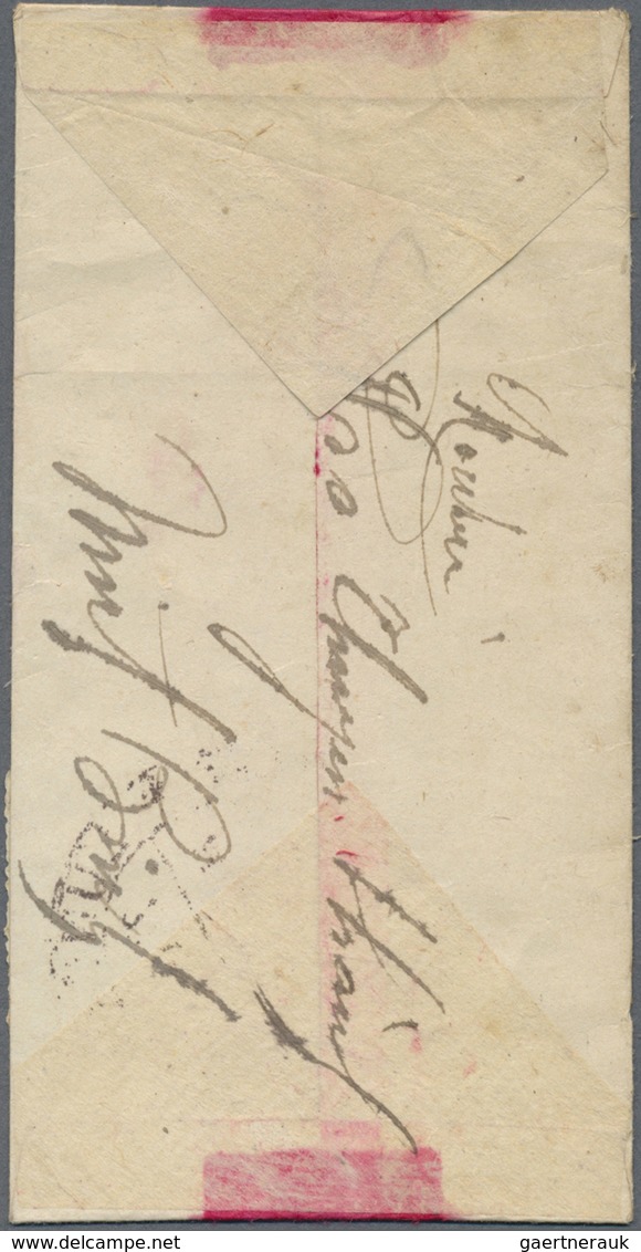 Br China: 1899. Red Band Envelope Addressed To Nam Dinh, Tonkin Bearing Chinese Imperial Post SG 111, 4 - Andere & Zonder Classificatie