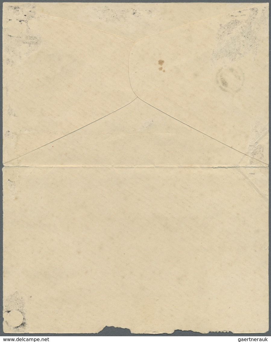 Br China - Shanghai: 1898. Envelope (opened For Display/small Faults) Addressed Locally Bearing Chinese - Other & Unclassified