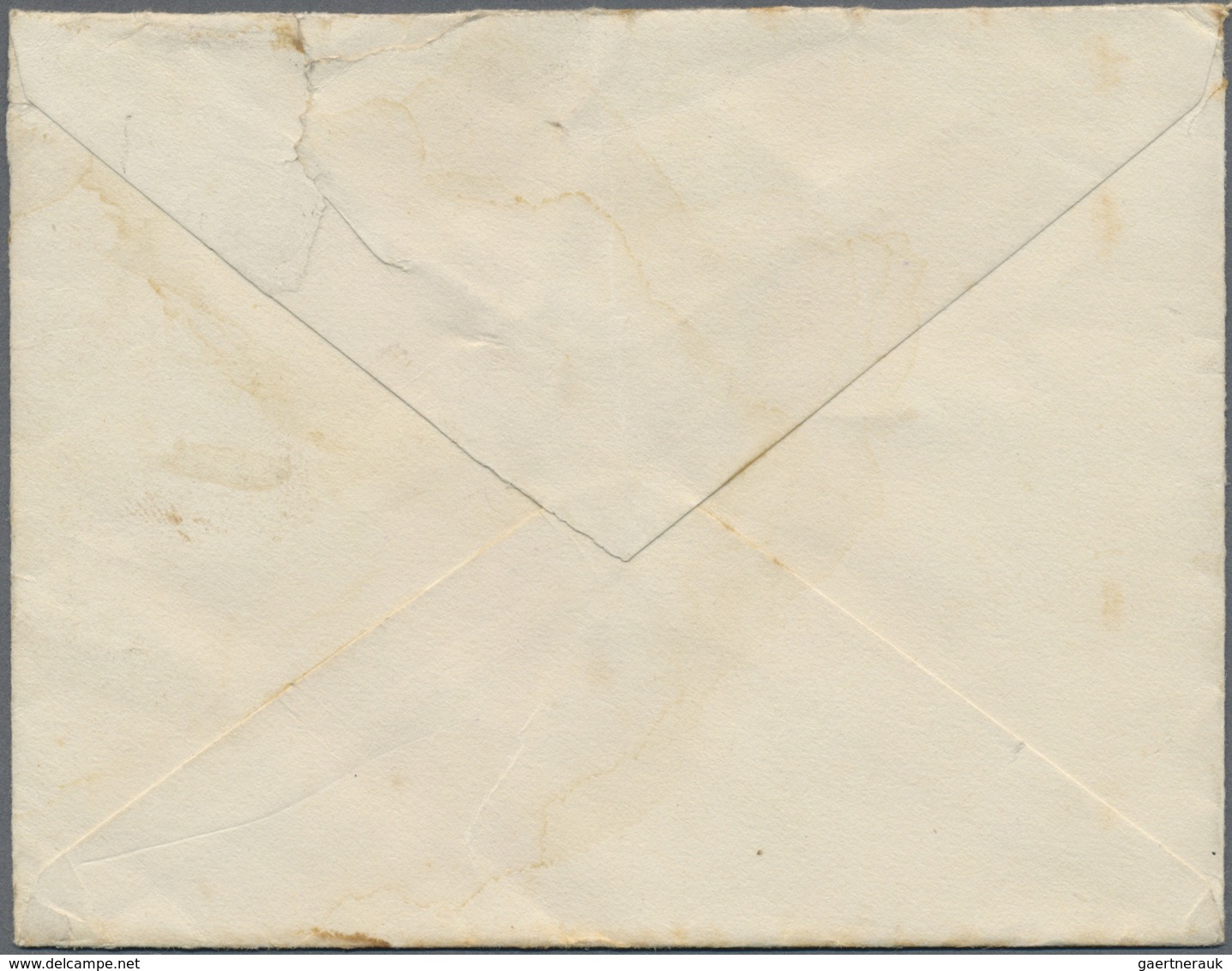 Br Labuan: 1912. Envelope (faults/tears) Addressed To England Bearing Straits Settlements SG 155, 4c Du - Andere & Zonder Classificatie