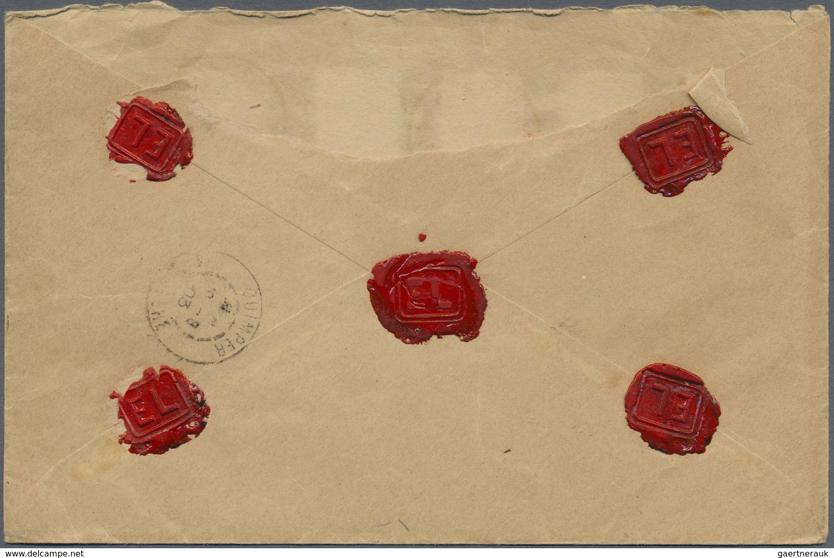 Br China - Fremde Postanstalten / Foreign Offices: Russian Offices 1903. Registered Envelope (flap Miss - Other & Unclassified