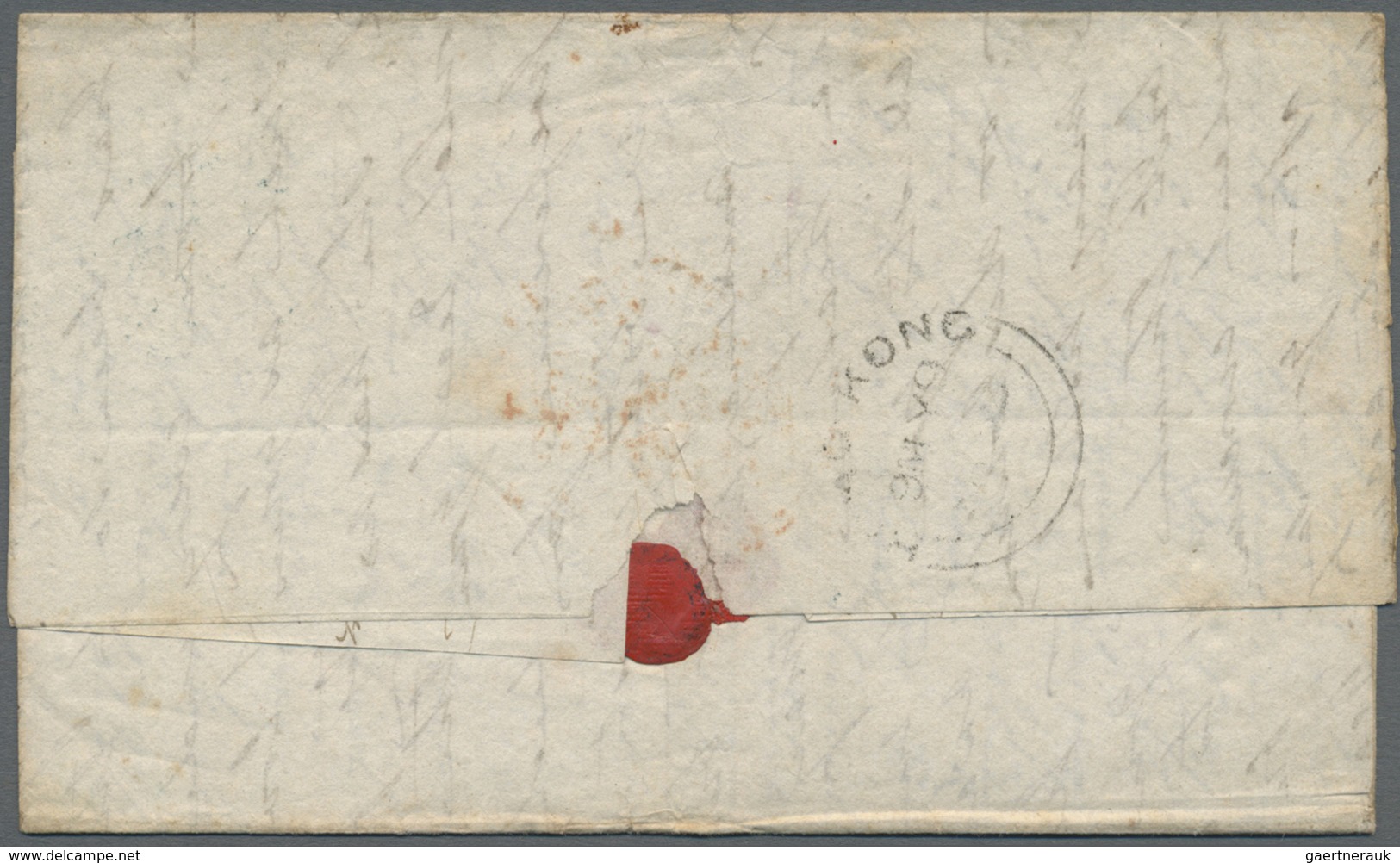 Br China - Besonderheiten: 1852. Stampless Envelope Written From 'Woodcote, Henley' Dated 'Mr 23 1852' - Andere & Zonder Classificatie