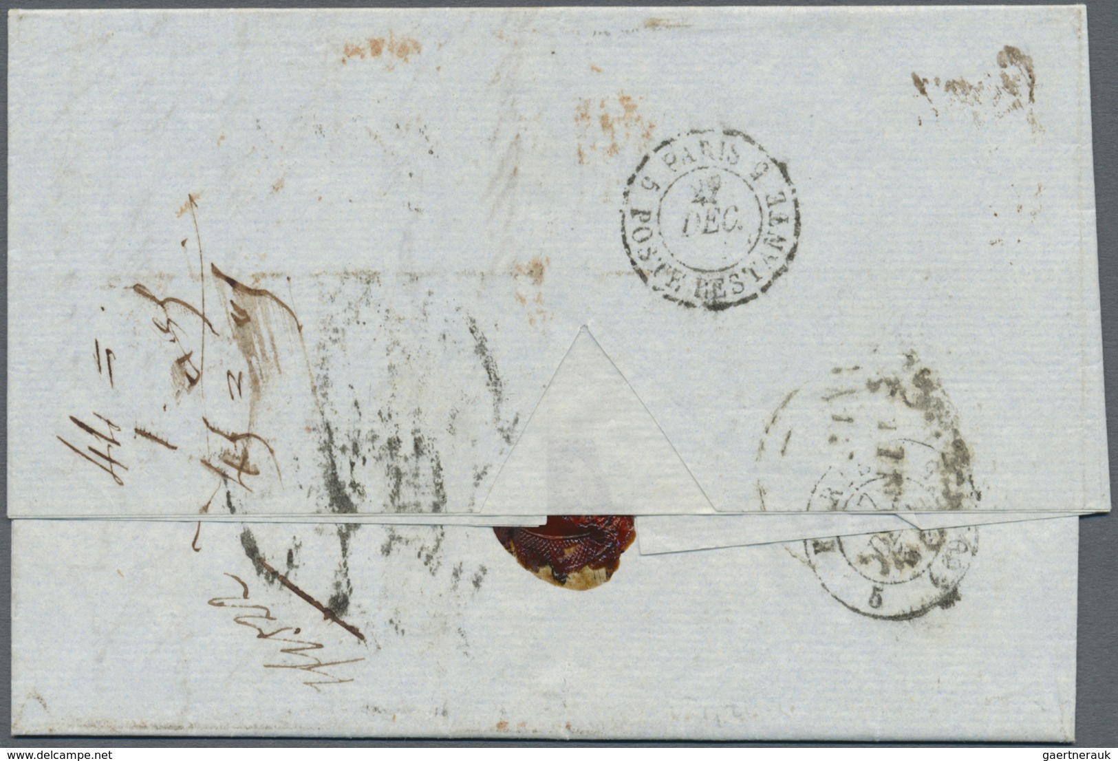Br China - Besonderheiten: 1854. Stampless Envelope Written From Canton Dated 'November 10th 1854' Addr - Andere & Zonder Classificatie