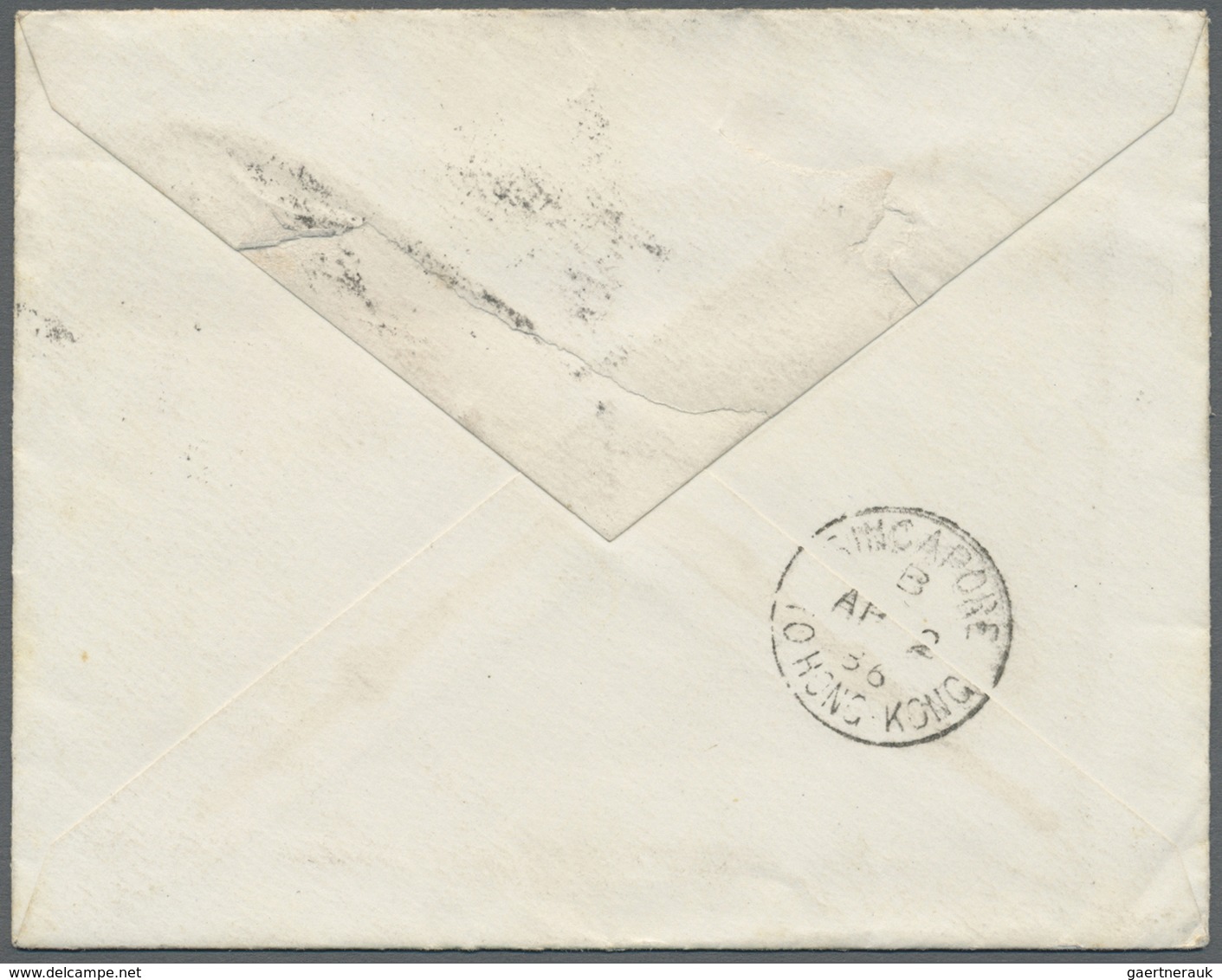 GA China - Besonderheiten: Incoming Mail, 1885, UK, Envelope QV 1d Uprated QV 5d Tied "LONDON S.W. MR 5 - Andere & Zonder Classificatie