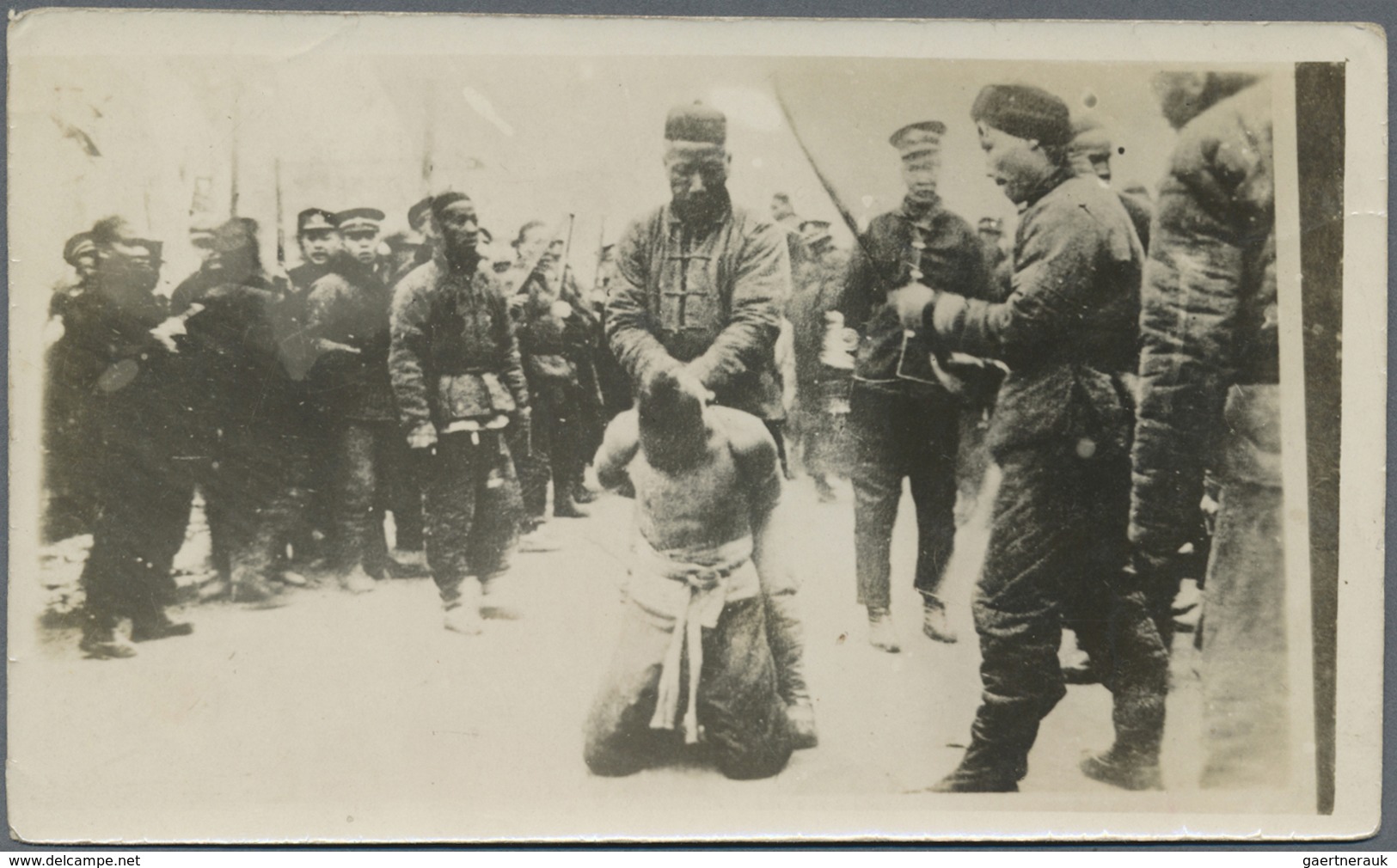 China - Besonderheiten: 1900/01 (ca.), Boxer Upheaval, Two Real Photos Showing Beheading Scenes With - Other & Unclassified