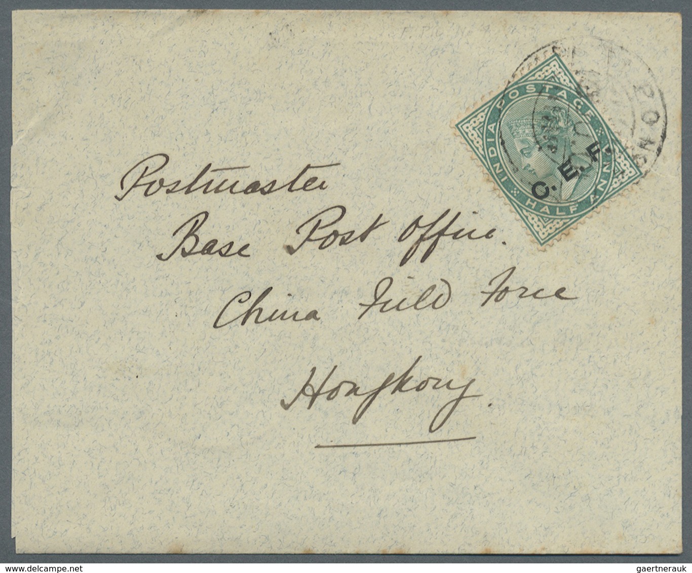 Br China - Besonderheiten: 1901 (CHINA EXPEDITIONARY FORCE). Envelope Written From Tientsin Addressed T - Andere & Zonder Classificatie