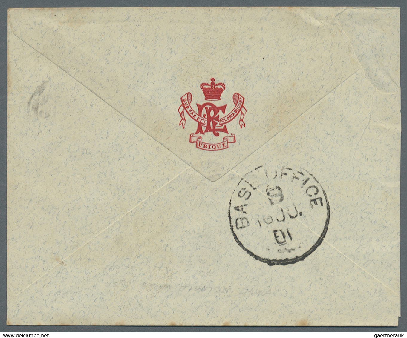 Br China - Besonderheiten: 1901 (CHINA EXPEDITIONARY FORCE). Envelope Written From Tientsin Addressed T - Andere & Zonder Classificatie