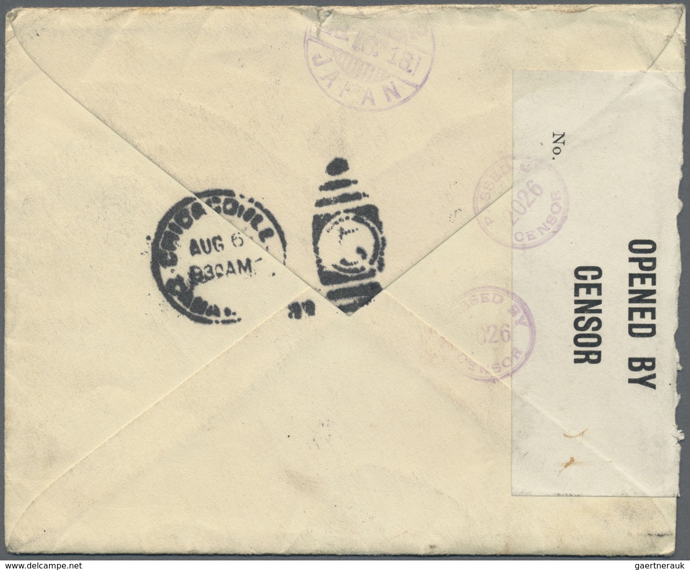 Br China - Besonderheiten: 1918, "American Red Cross China" 25 C. Vignette On Cover From "CHEFOO 24.JUN - Other & Unclassified