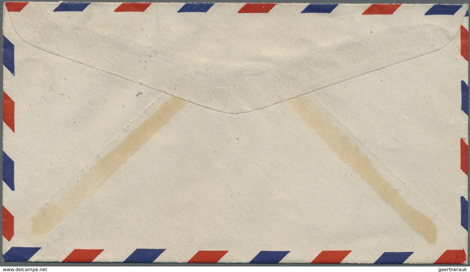 China - Volksrepublik: 1950, Tien An Men, Two Small Size Air Mail Covers From "PEKING" Via Canton To - Other & Unclassified