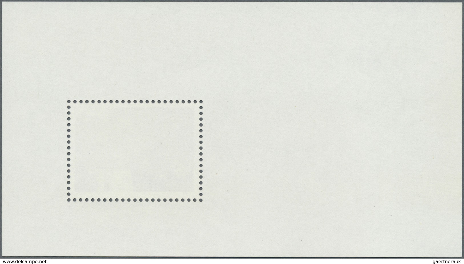 ** China - Volksrepublik: 1979, Chinese Wall Souvenir Sheet, Mint Never Hinged MNH, Mi. 200,- € - Other & Unclassified