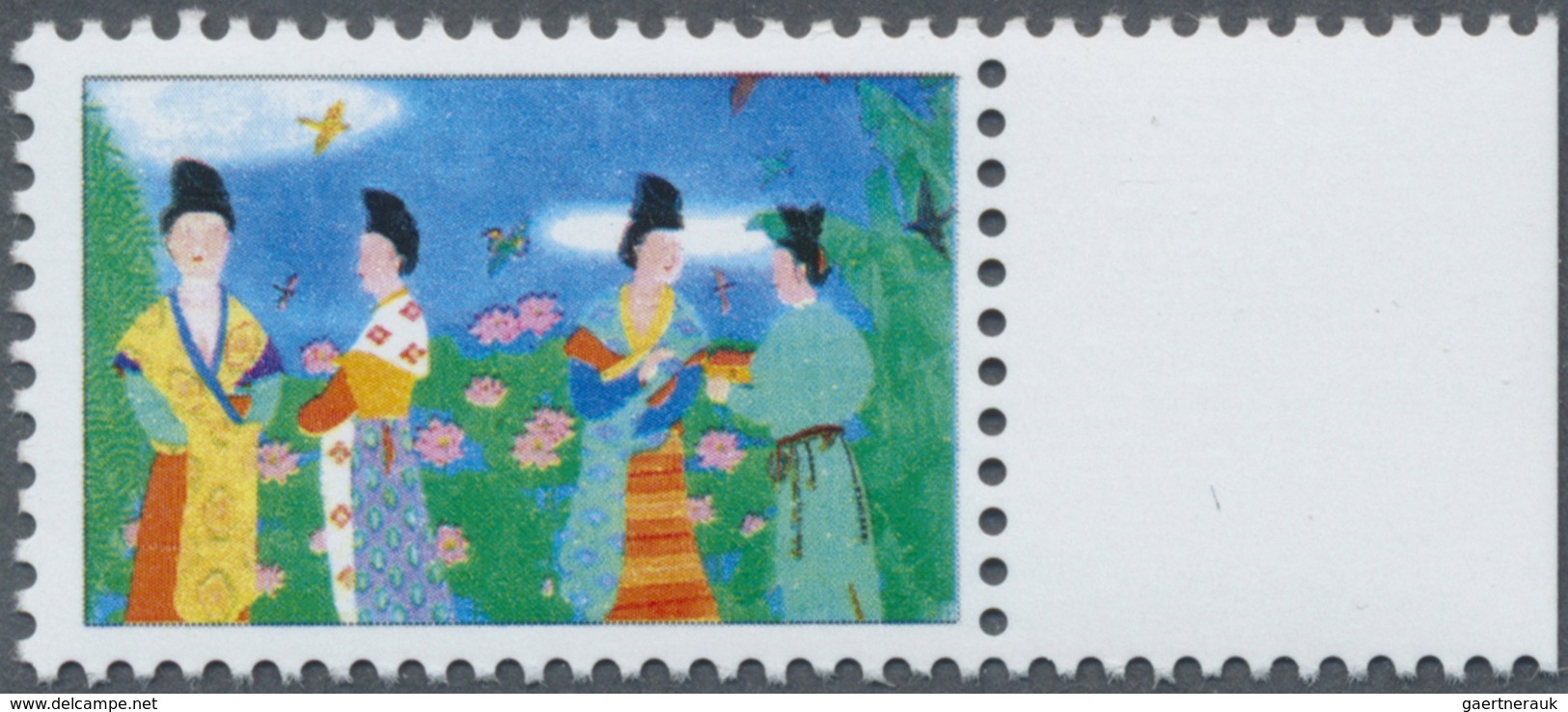 ** China - Volksrepublik: 1997, China PRC Essay "Tang Dynasty Painting" Without Country Name Or Face Va - Other & Unclassified