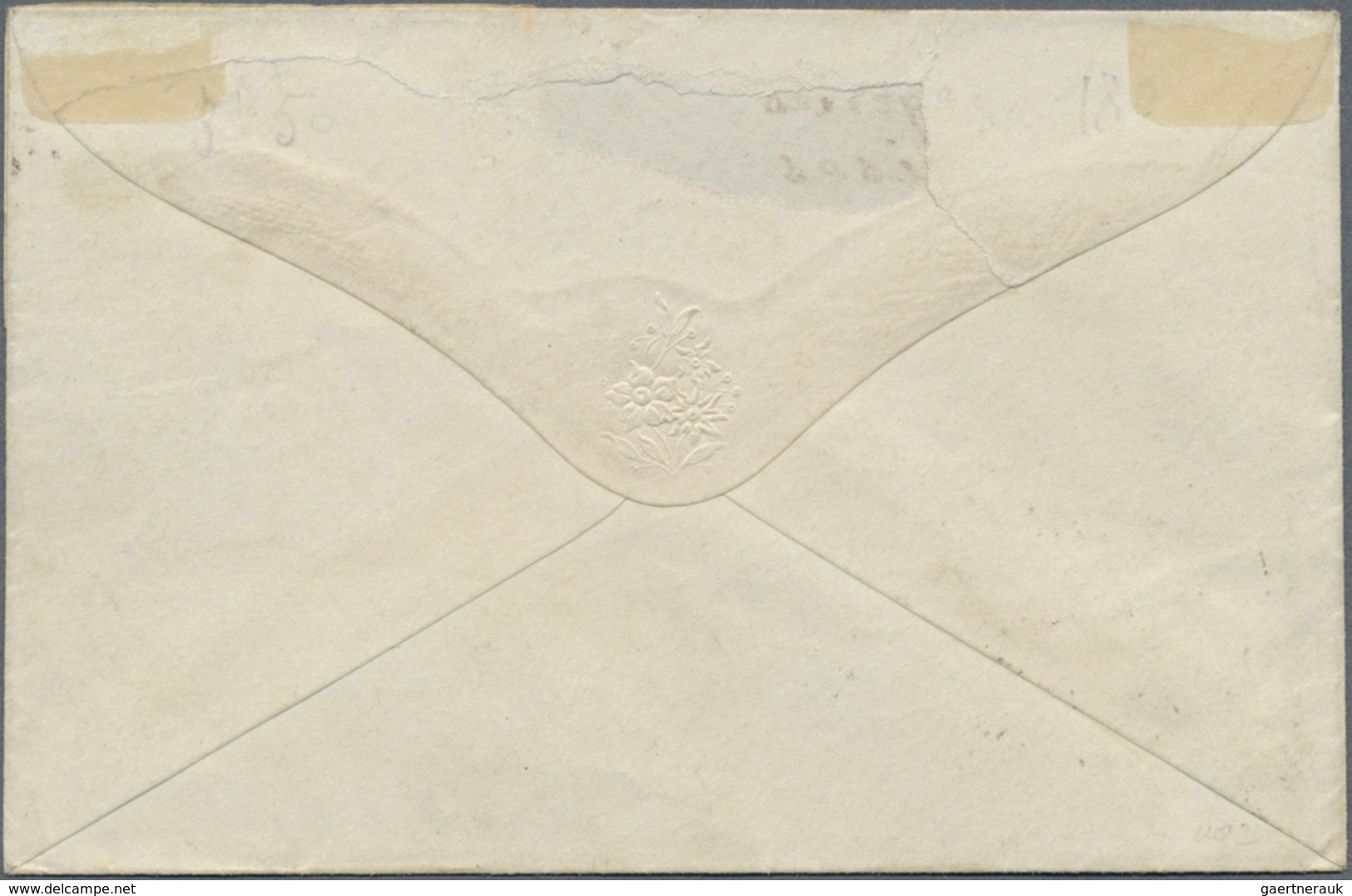 Br Französisch-Indien: 1872. Envelope Addressed To France Bearing French General Colonies Yvert 9, 30c - Brieven En Documenten