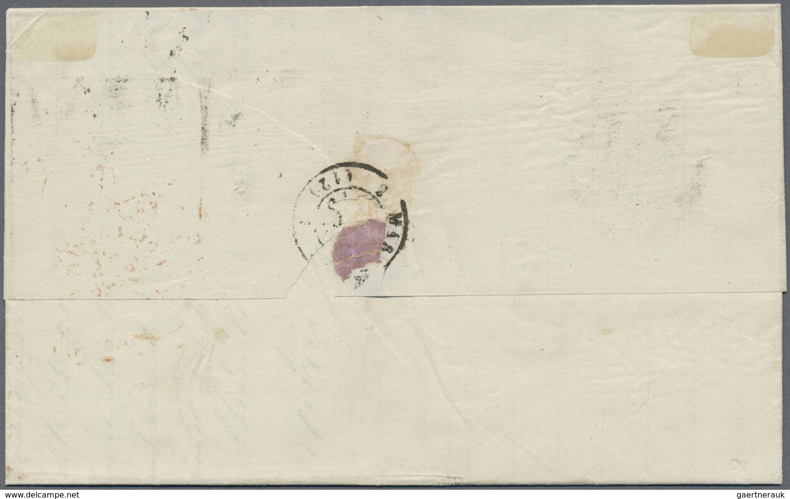 Br Französisch-Indien: 1876. Envelope Addressed To France Bearing French General Colonies Yvert 20, 30c - Covers & Documents