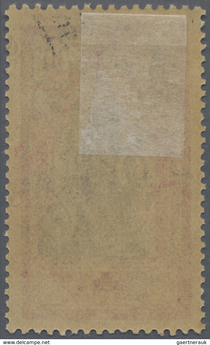 * Französisch-Indien: 1916, Red Cross, 10c. Carmine/black Showing Variety "5 0" Inverted At Top Of Sta - Unused Stamps