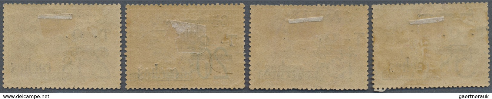 O Französisch-Indien: QUITTANCES BDV 27 + 29/31, Used. - Used Stamps
