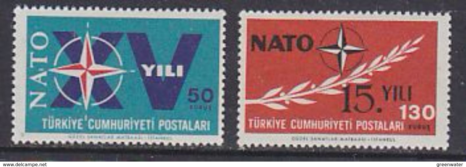 Turkey 1964 Nato/Otan 2v ** Mnh (ML102) - Ideas Europeas