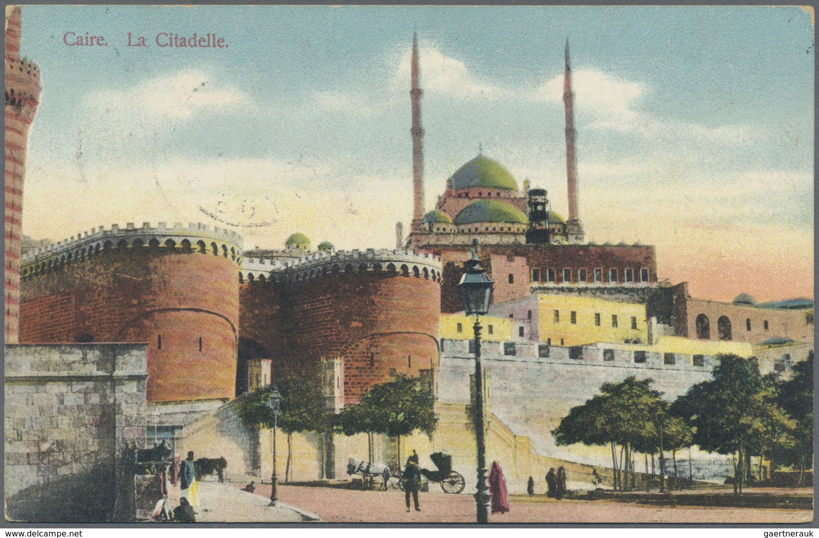 Br Französisch-Indochina: 1911. Picture Post Card Of 'La Citadelle, Cairo' Addressed To Hanoi, French I - Brieven En Documenten