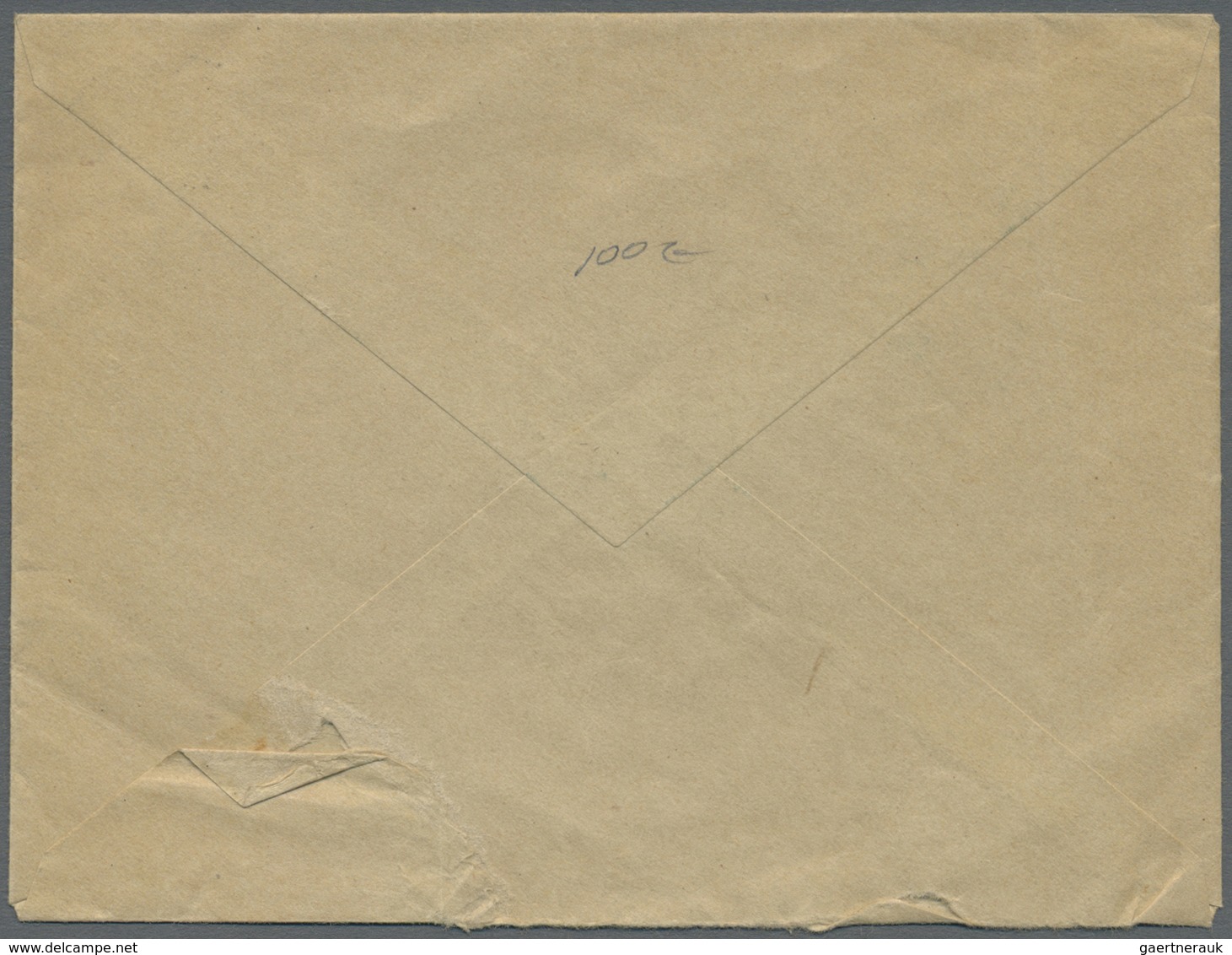 GA Französisch-Indochina: 1913, 10 Cent. Stat. Envelope With Blue "POSTE RURAL PROVINCE DE QUANG / FUNG - Covers & Documents