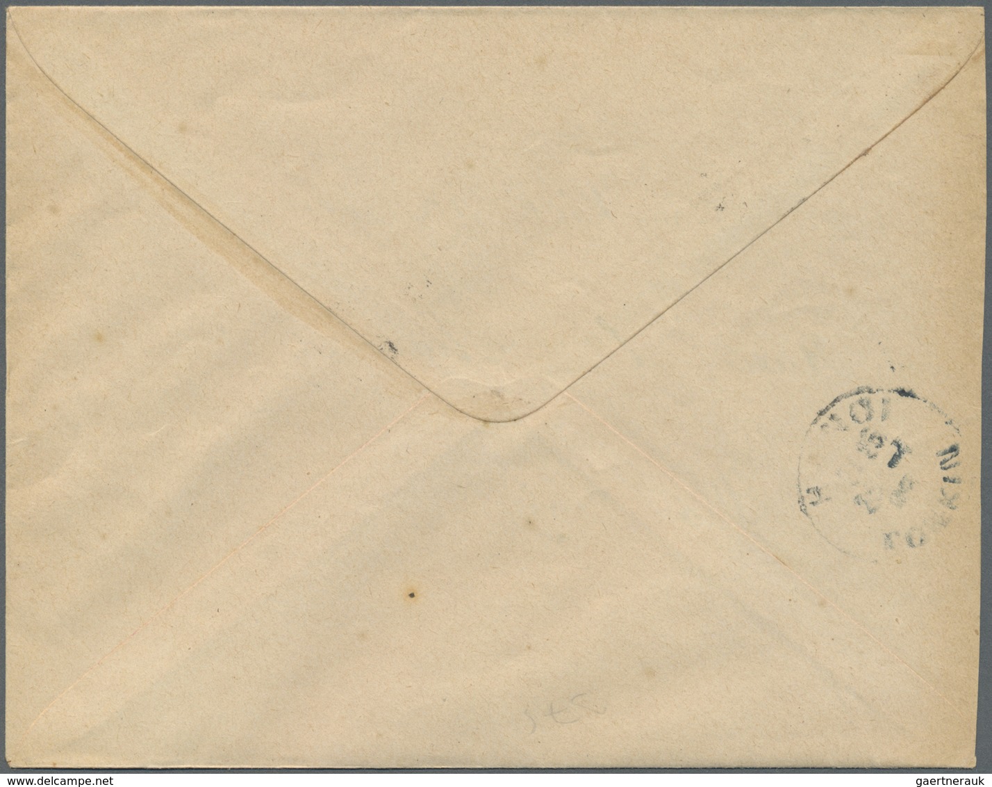 GA Französisch-Indochina: 1924. Postal Stationery Envelope 4c Orange Addressed To Hanoi Cancelled By 'P - Brieven En Documenten