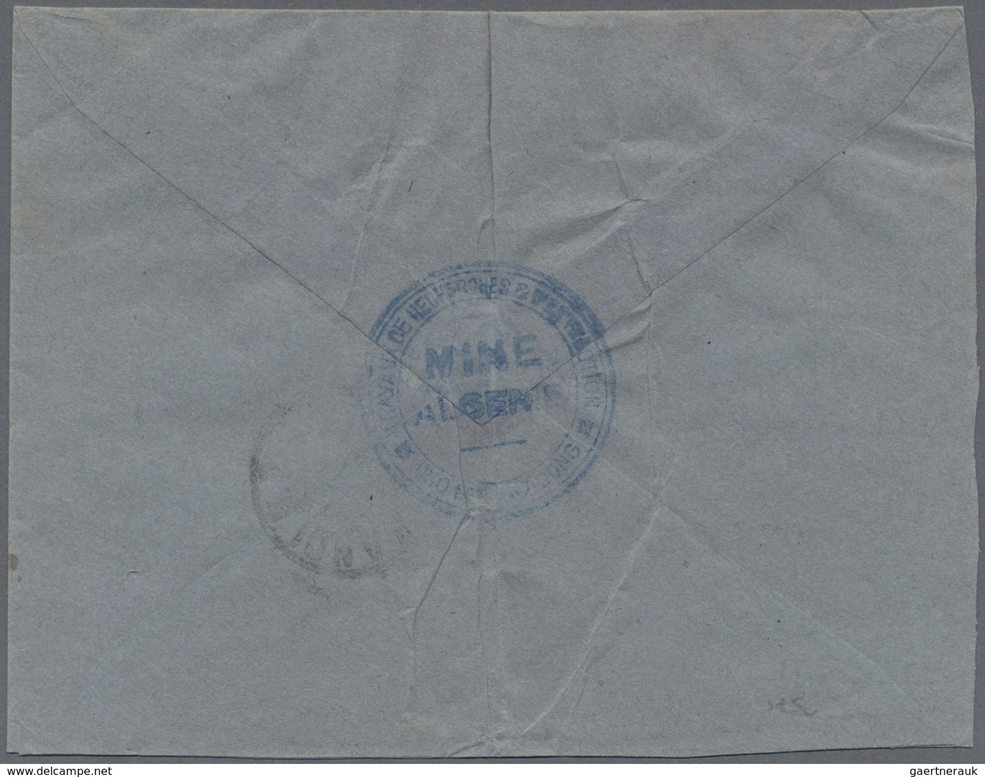 Br Französisch-Indochina: 1944. Envelope (vertical Fold) Addressed To Hanoi Bearing Lndo-China SG 319, - Brieven En Documenten