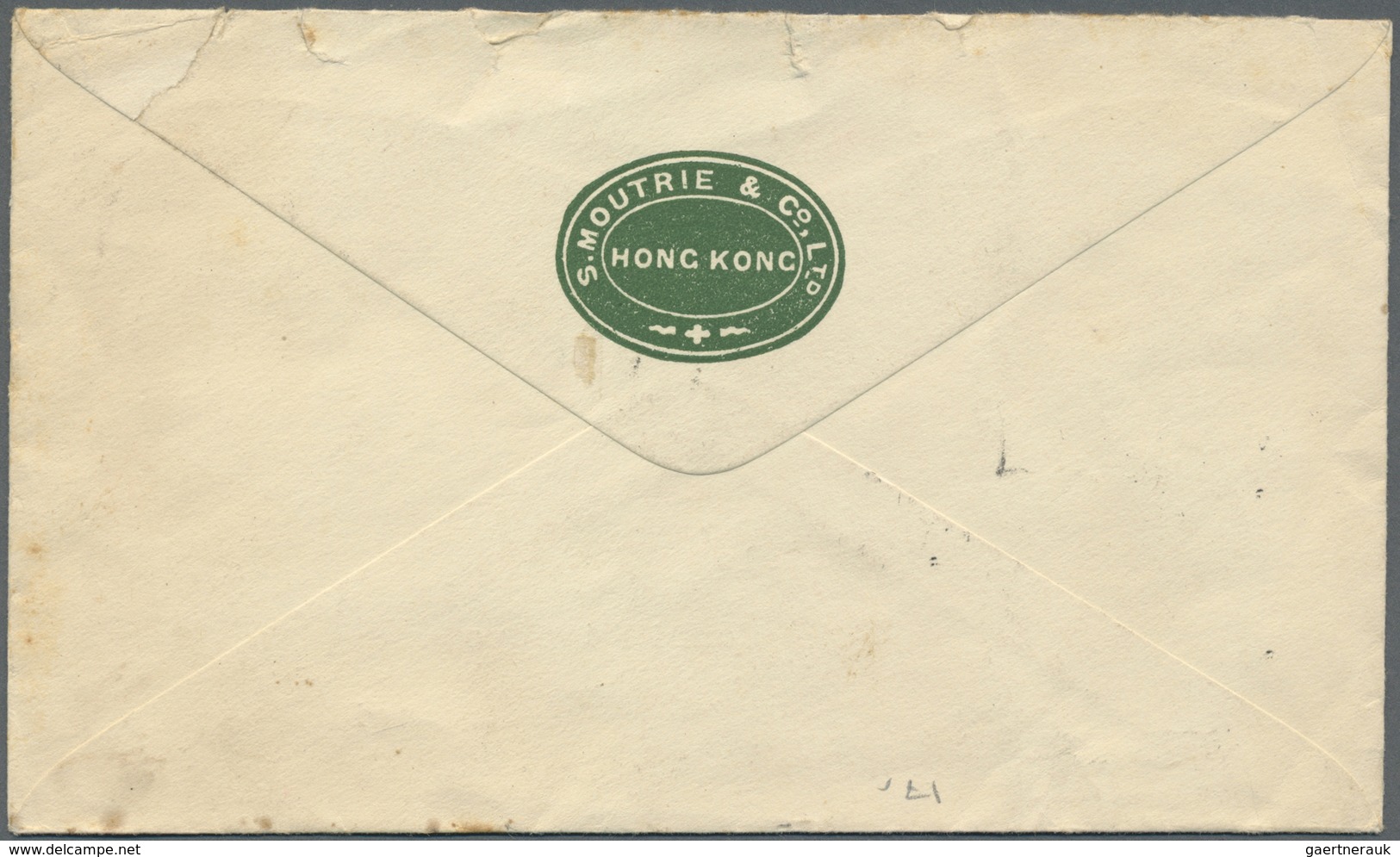 Br Französisch-Indochina - Portomarken: 1934. Envelope Addressed To Hanoi, French Lndo-China Bearing Ho - Strafport